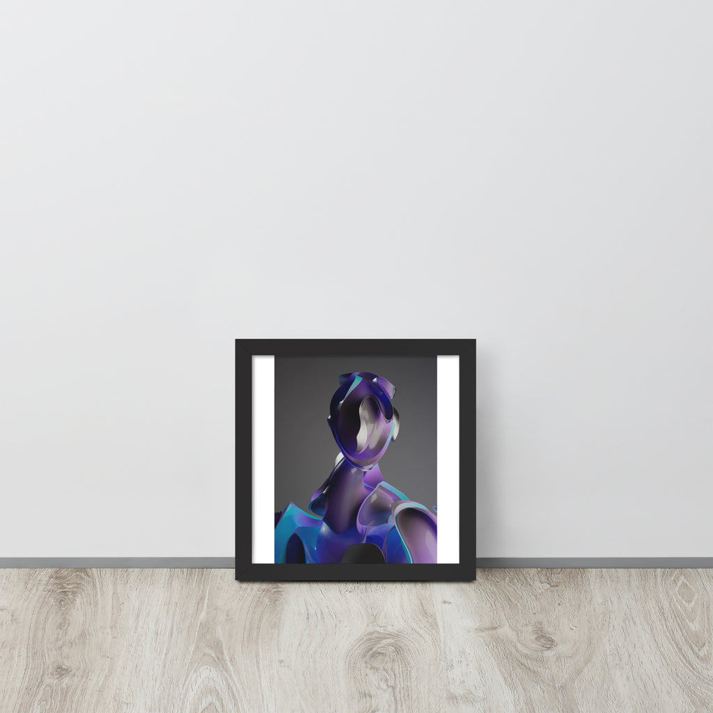 Framed poster - Purple Dude