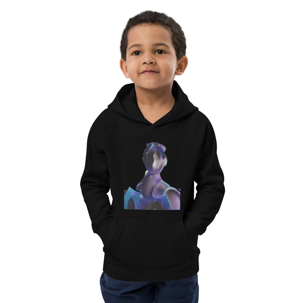 Kids eco hoodie - Purple Dude