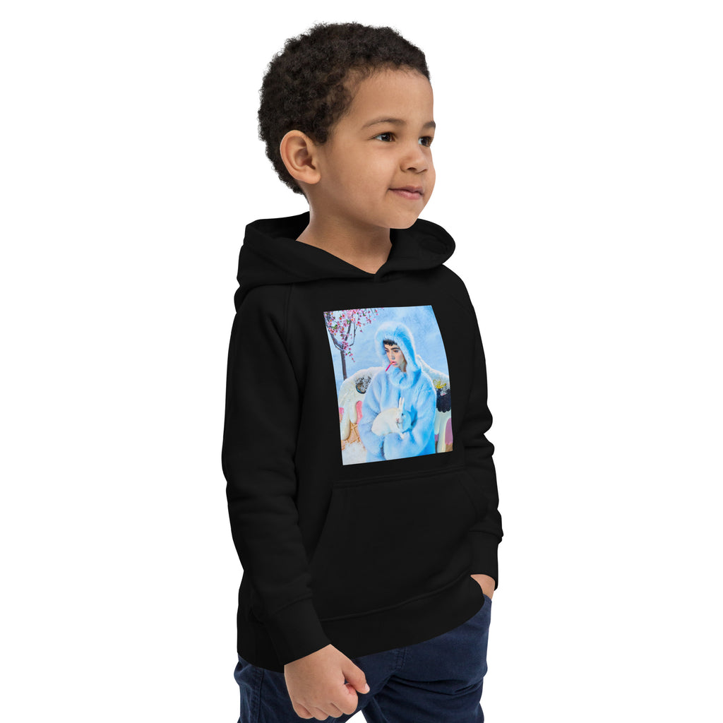 Kids eco hoodie - Snowy Rabbit