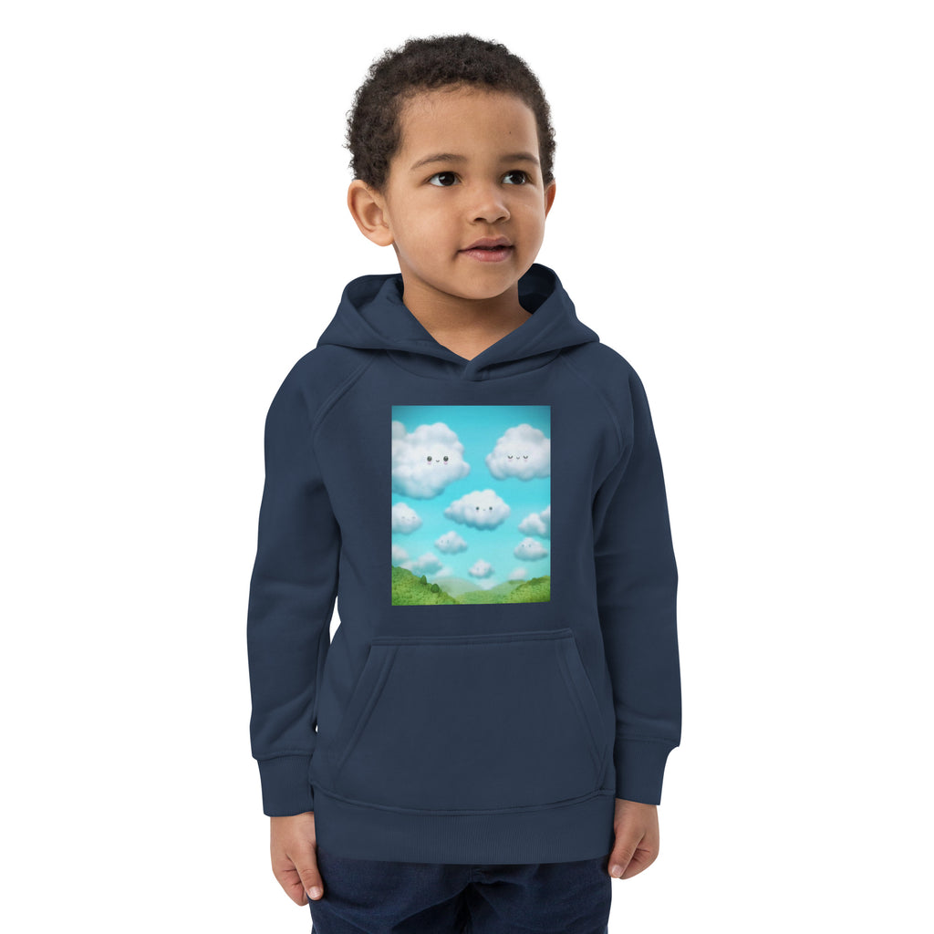 Kids eco hoodie - Friendly skies