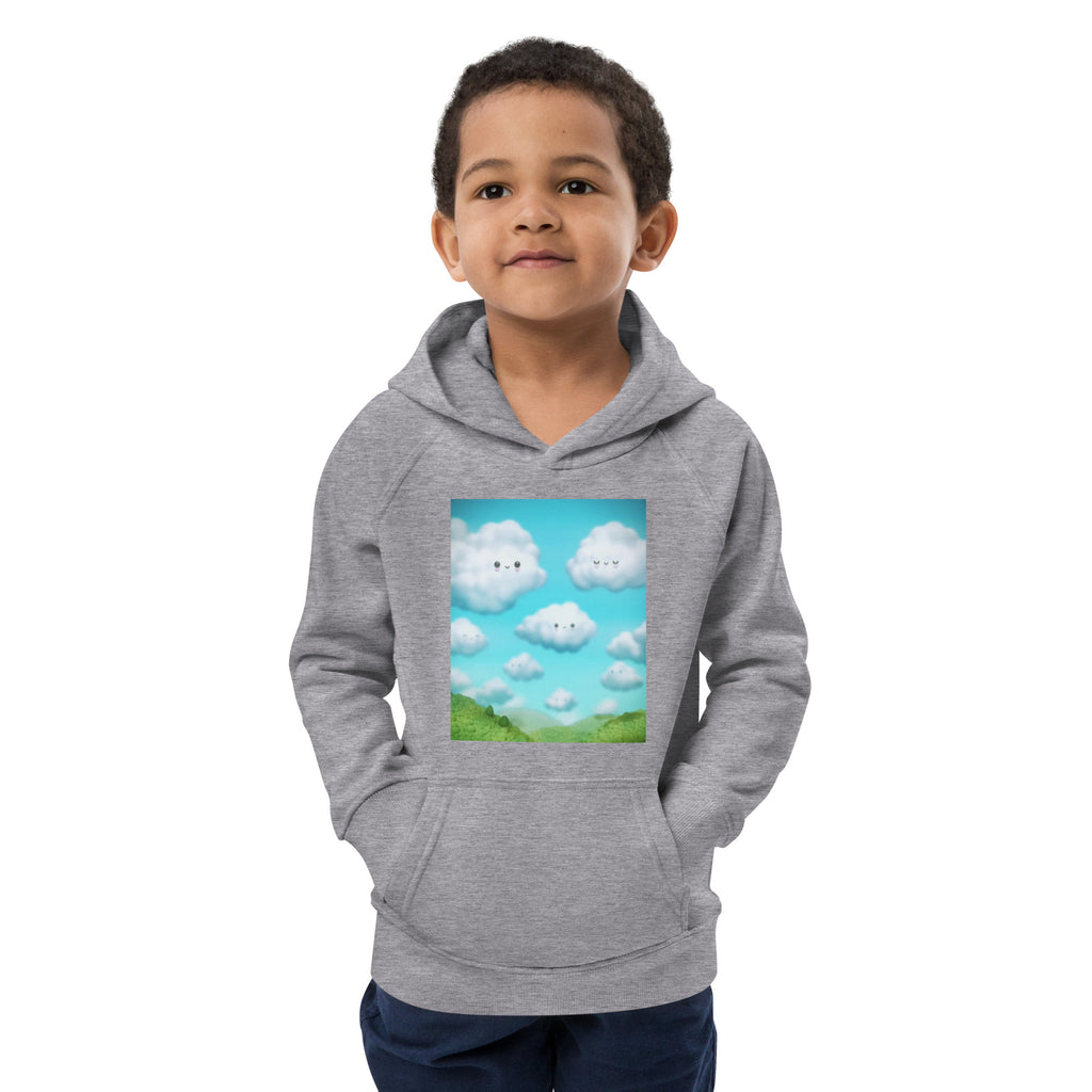 Kids eco hoodie - Friendly skies