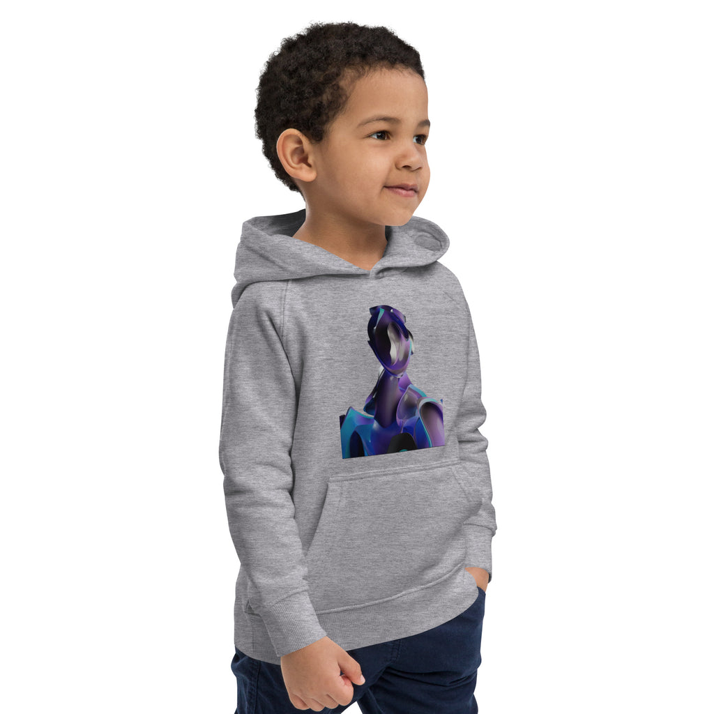 Kids eco hoodie - Purple Dude