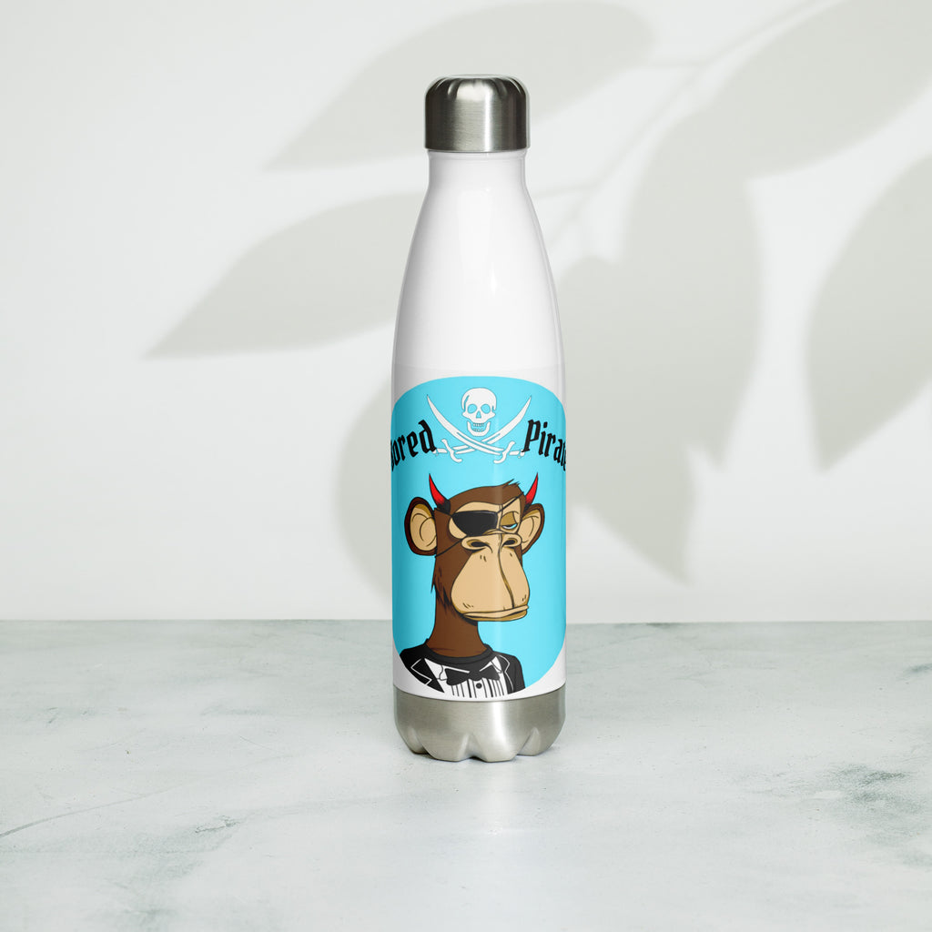 Stainless Steel Water Bottle- Bored Pirate