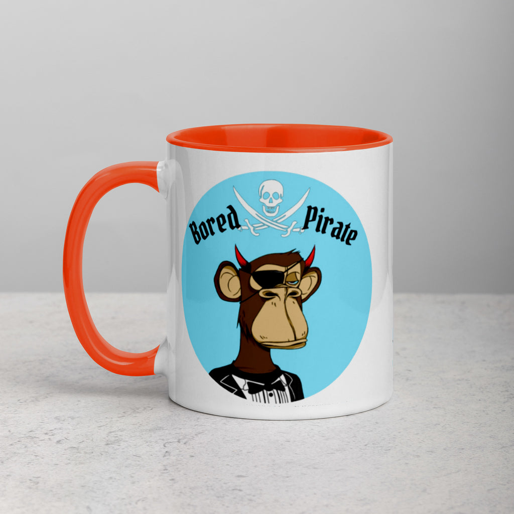 Mug with Color Inside - Bored Pirate