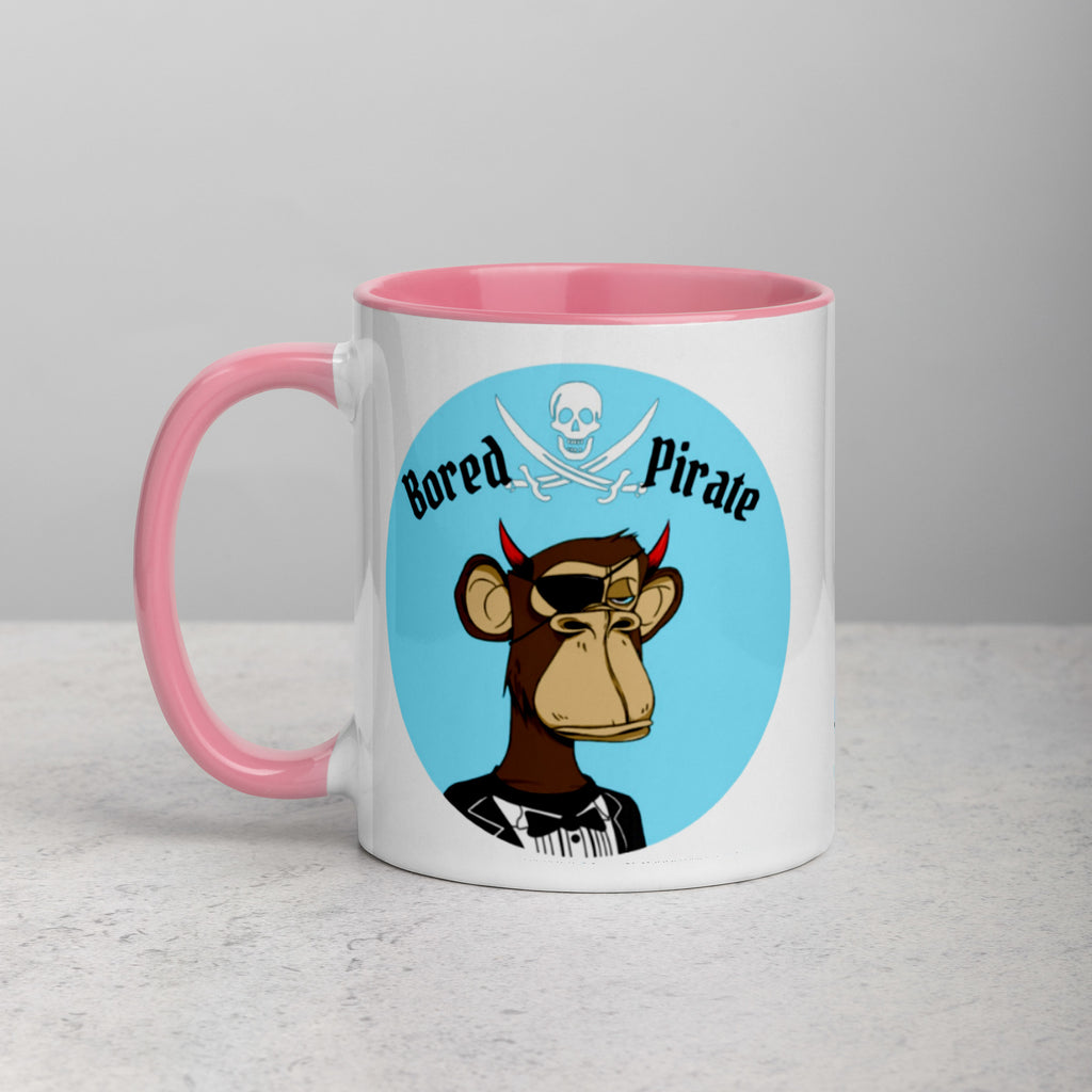 Mug with Color Inside - Bored Pirate