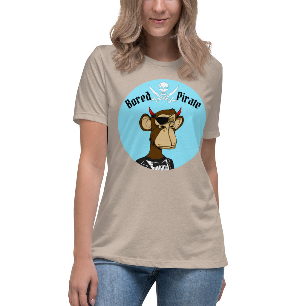 Women's Relaxed T-Shirt- Bored Pirate