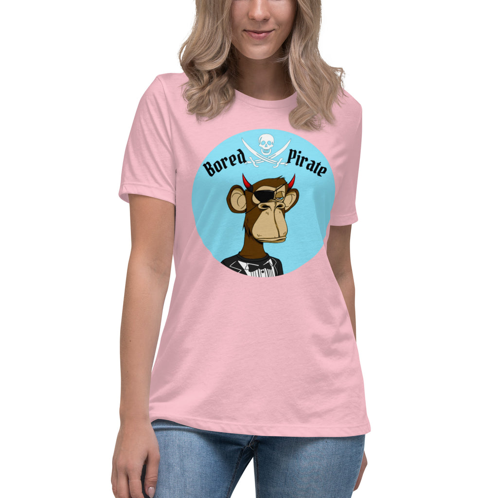 Women's Relaxed T-Shirt- Bored Pirate