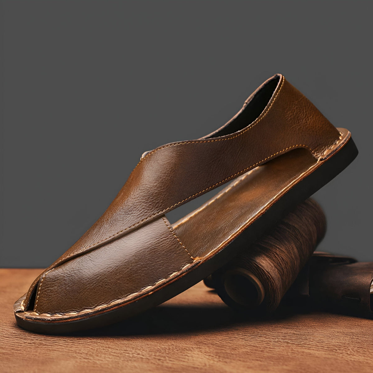 Ch Rafiq Rafiq Heritage Leather Sandals | Merchaverse