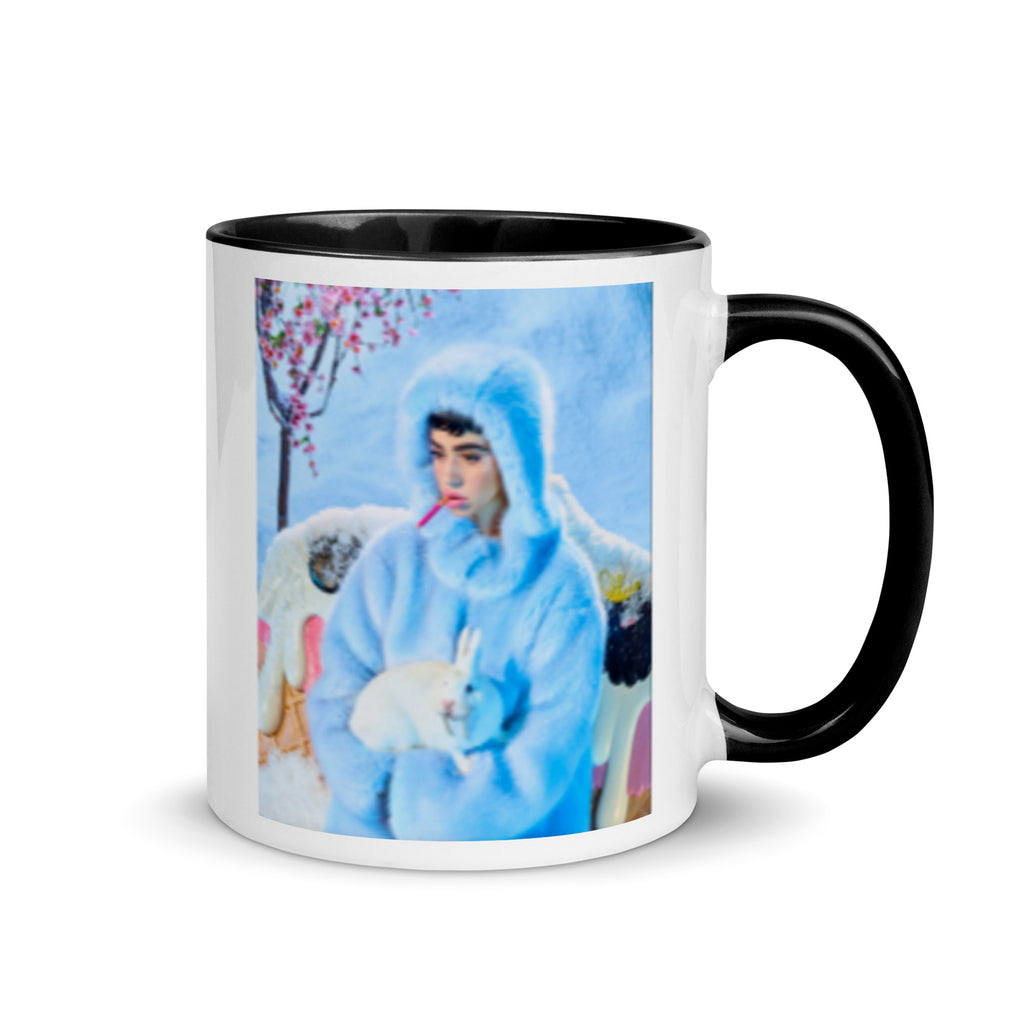 Mug with Color Inside - Snowy Rabbit