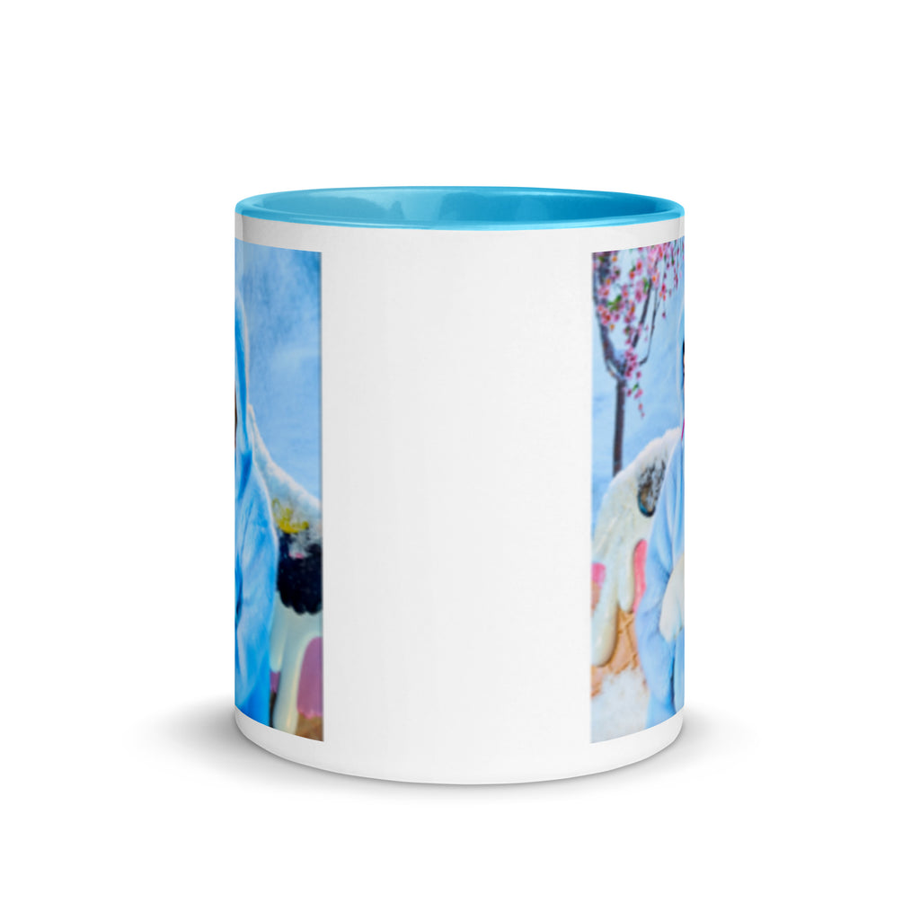 Mug with Color Inside - Snowy Rabbit