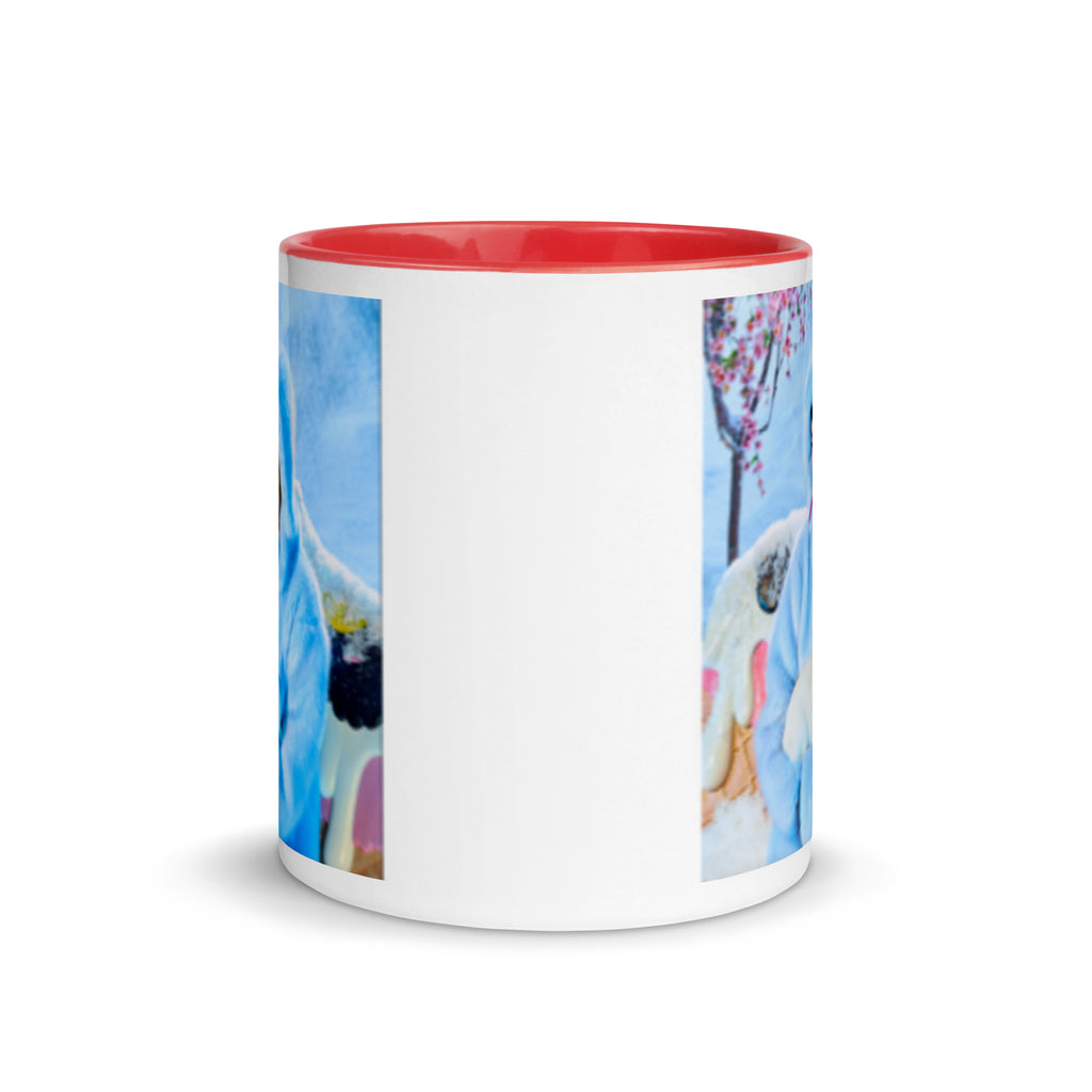 Mug with Color Inside - Snowy Rabbit